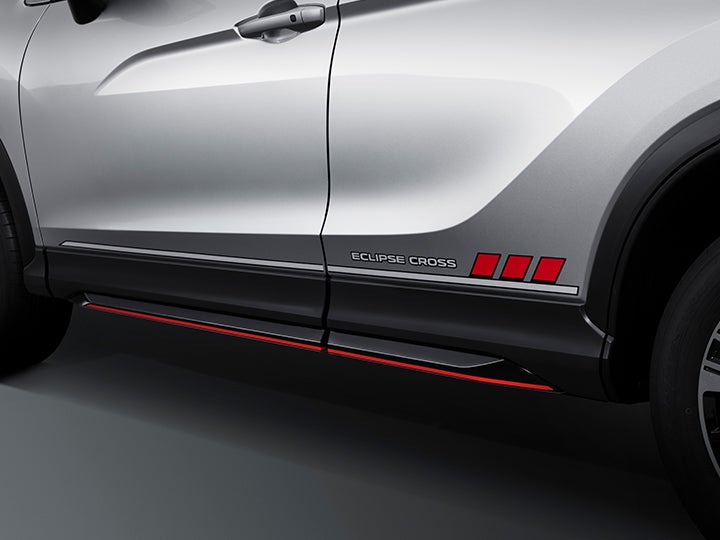 Mitsubishi Eclipse Cross Einstiegsleisten mit Abkantung Exclusiv Carbon Alu NEU 