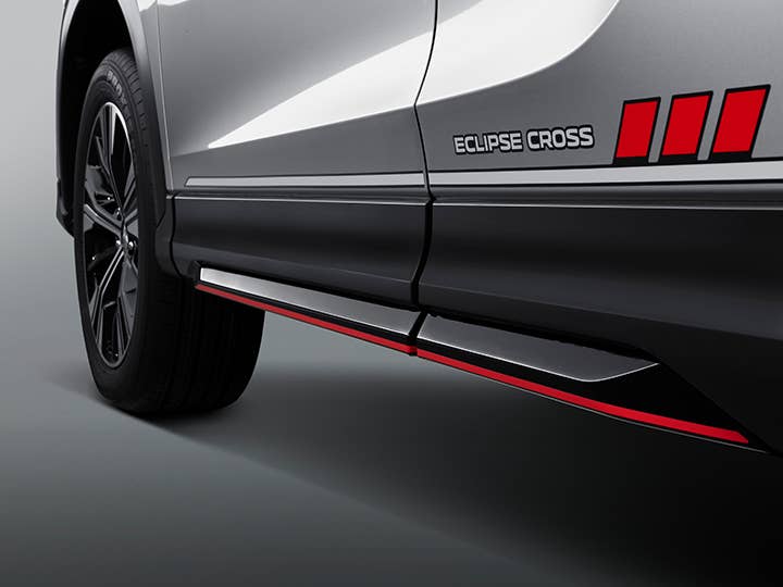 für Mitsubishi Eclipse Cross 2018-2023 Schwarz Motorhauben