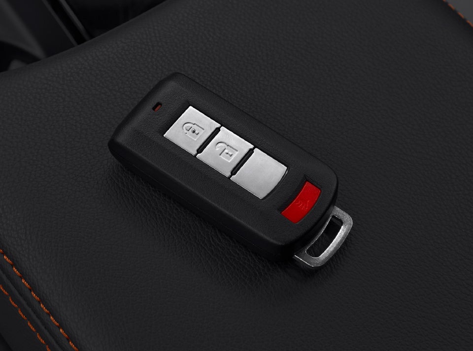 Close up of 2023 / 2024 Mitsubishi Eclipse Cross Compact SUV key
