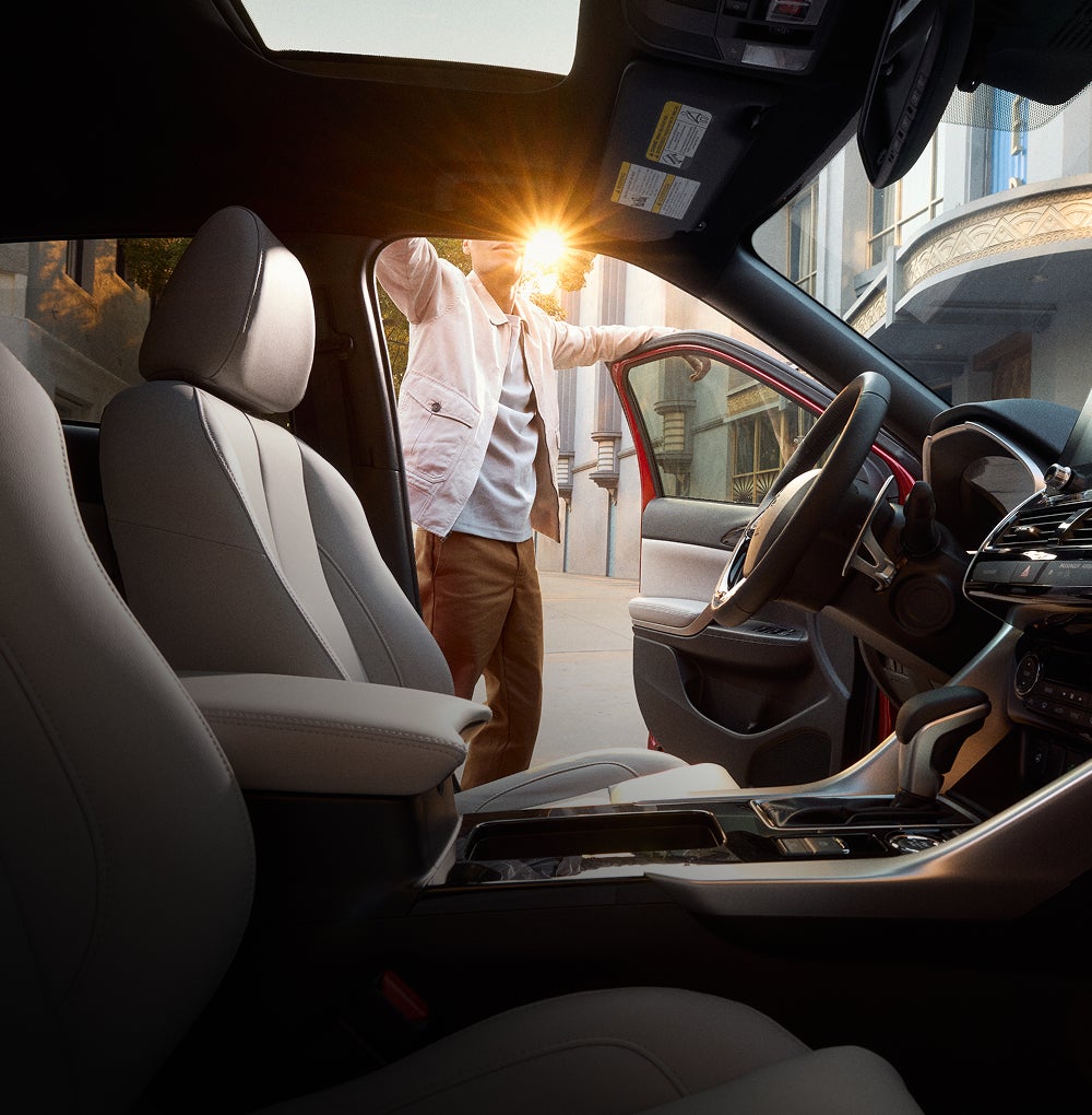 Interior view of the 2026 Mitsubishi Eclipse Cross compact SUV