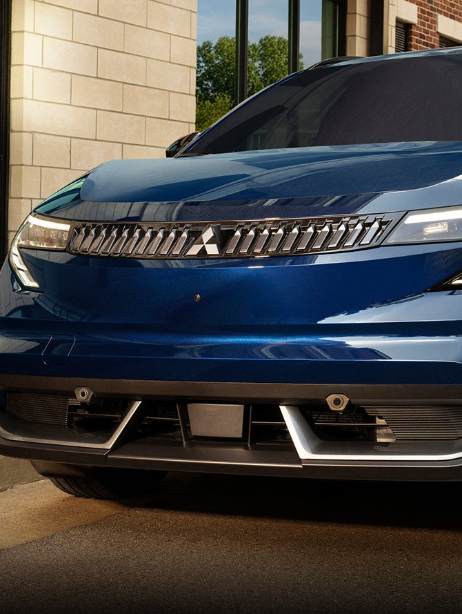 2027 Mitsubishi Eclipse Sportback Electric SUV's grille accent