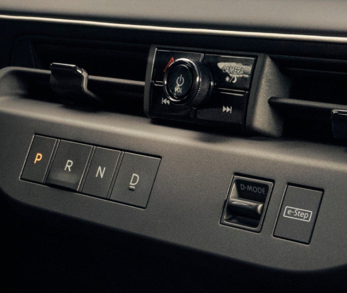 Close-up of the Drive Modes in the 2027 Mitsubishi Eclipse Sportback electric SUV
