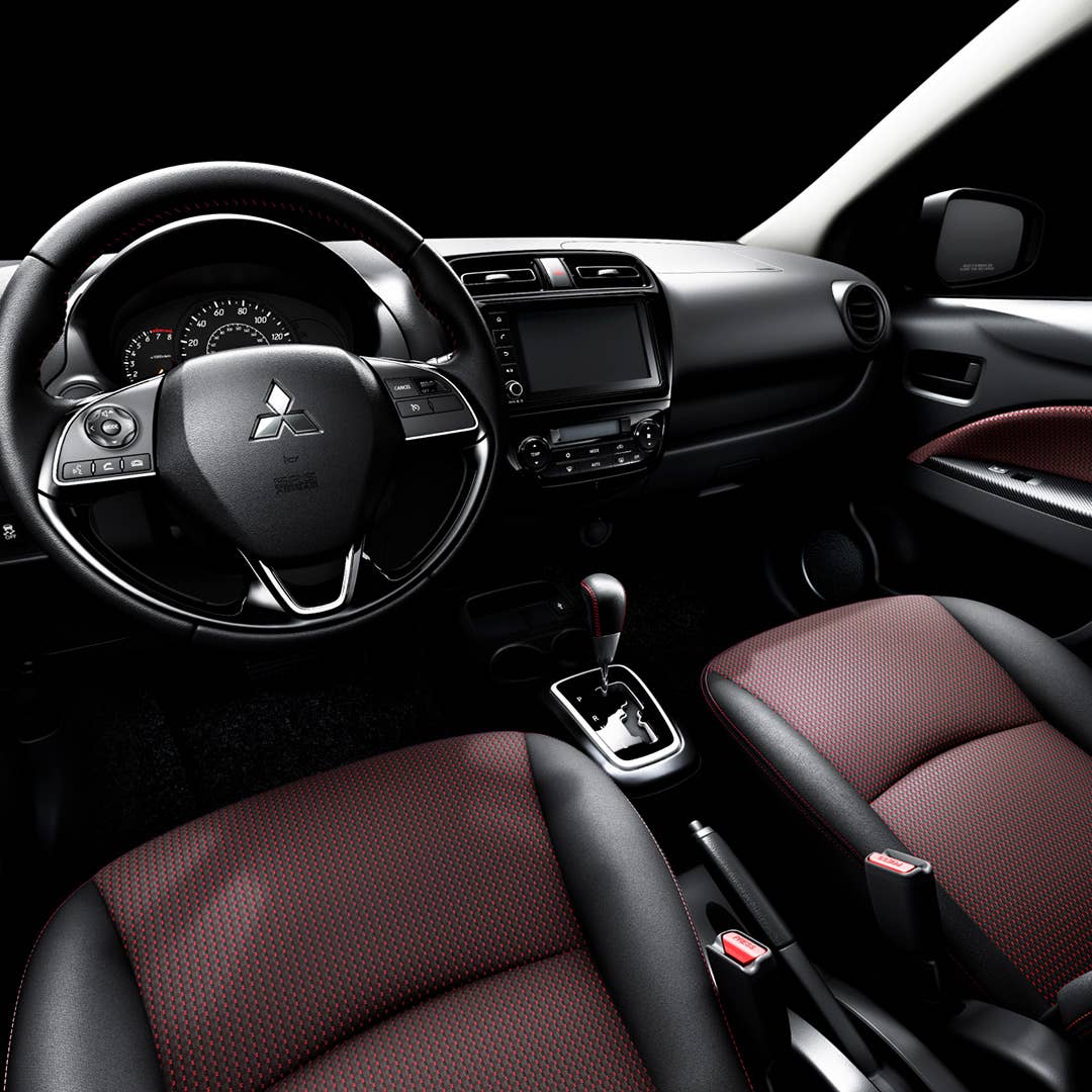 2023 Mitsubishi Mirage Black Edition interior