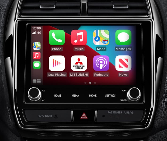2026 Mitsubishi Outlander Sport SUV Apple Carplay Display