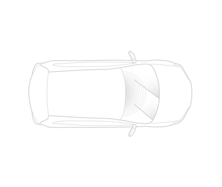 Graphic displaying the rain sensing wipers in the 2027 Mitsubishi Outlander Sport