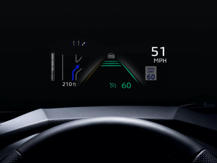 2023 Mitsubishi Outlander speed limit notification on dashboard