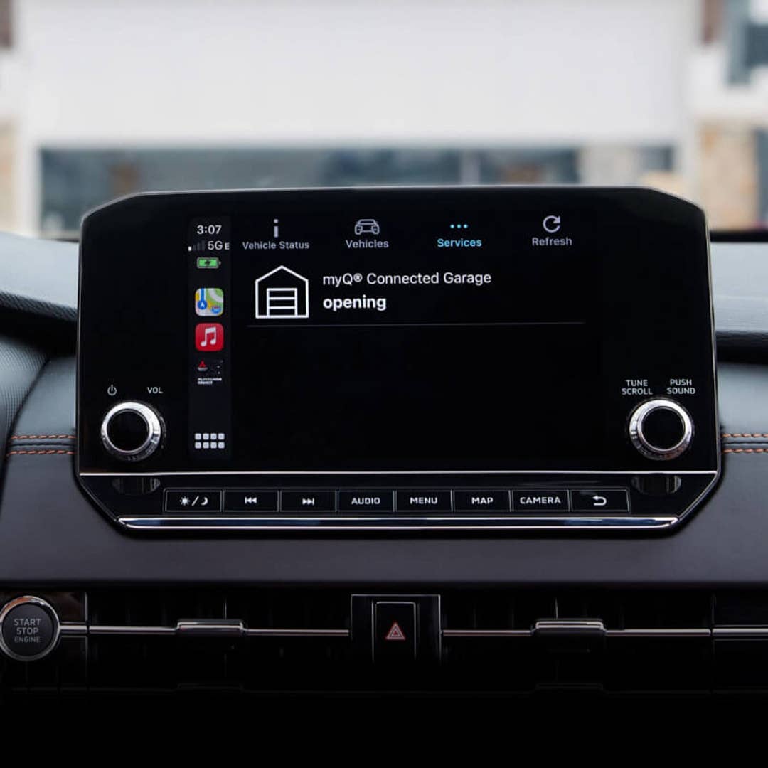 Apple CarPlay displayed on screen display in the 2022 Mitsubishi Outlander SUV.