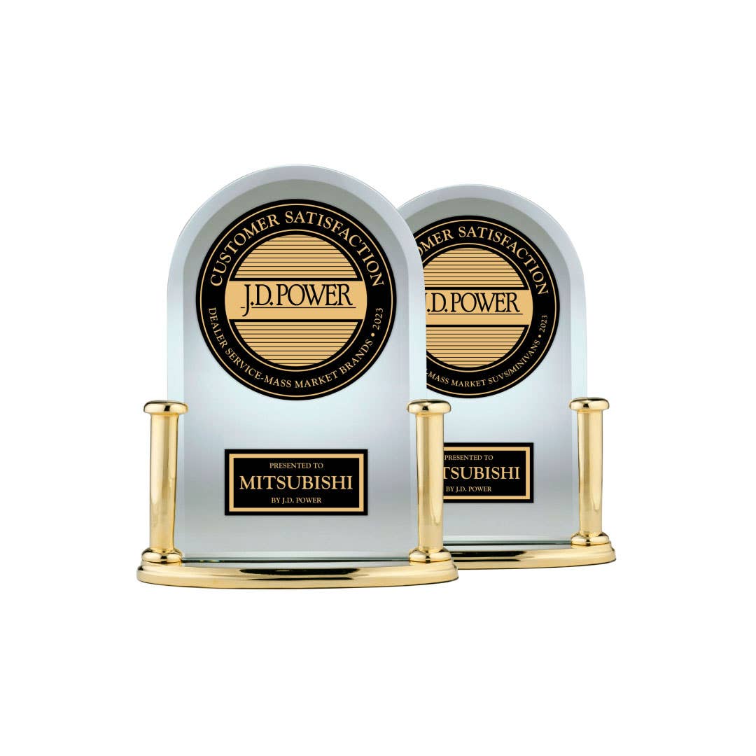 2023 Mitsubishi Motors JD Power Customer Satisfaction for Dealership Service Trophy