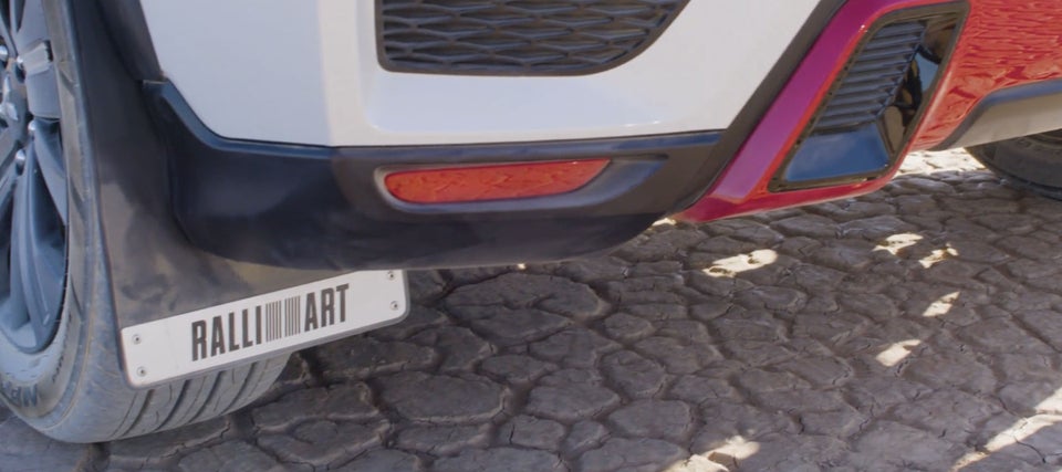 2023 mitsubishi ralliart logo mudflap