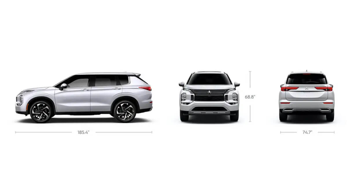 2024 Mitsubishi Outlander Dimensions In Feet Emmy Idaline