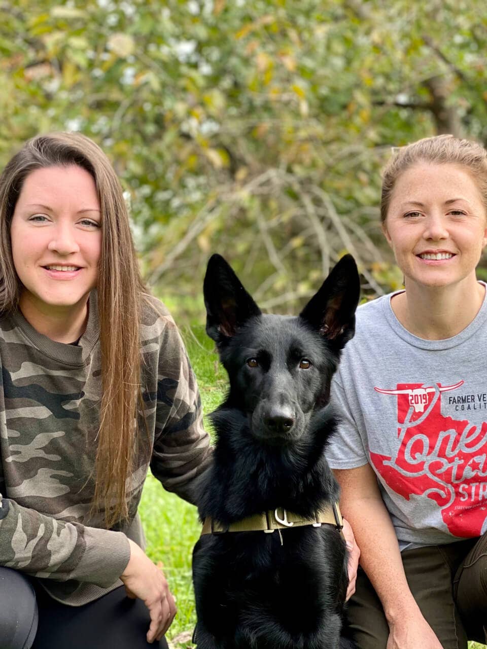 Two veteran women and a dog involved in the Rebelle Rally event
